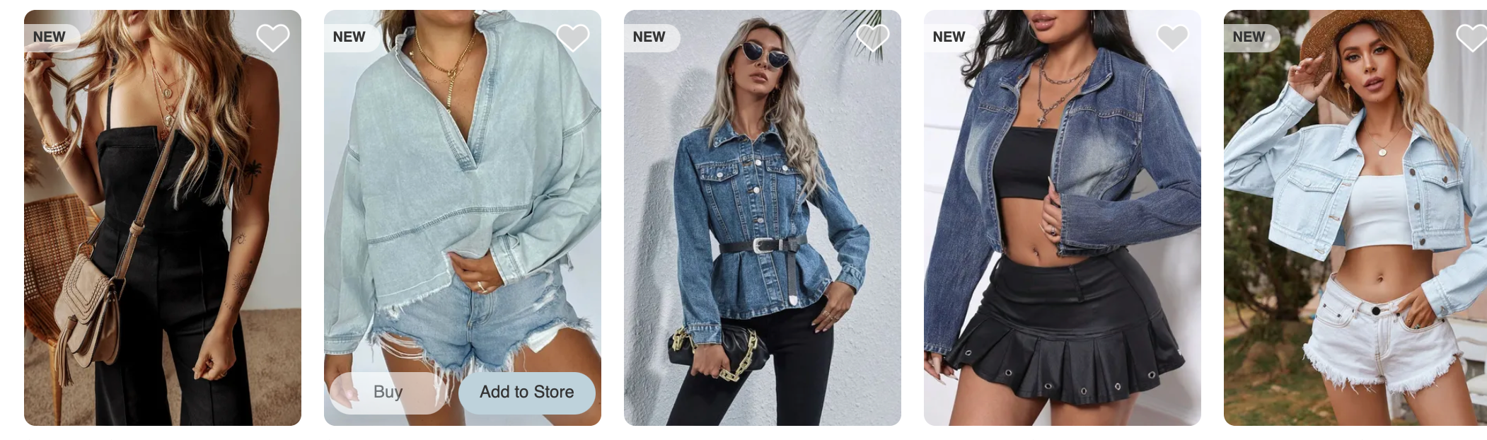  Buy Denim - Jean, Jackets, Shorts, Dress