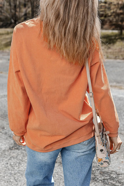 BOO Round Neck Long Sleeve Sweatshirt