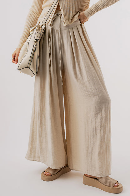 Tied Wide Leg Pants