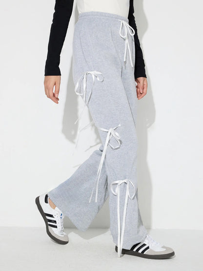 Drawstring Bow Pants