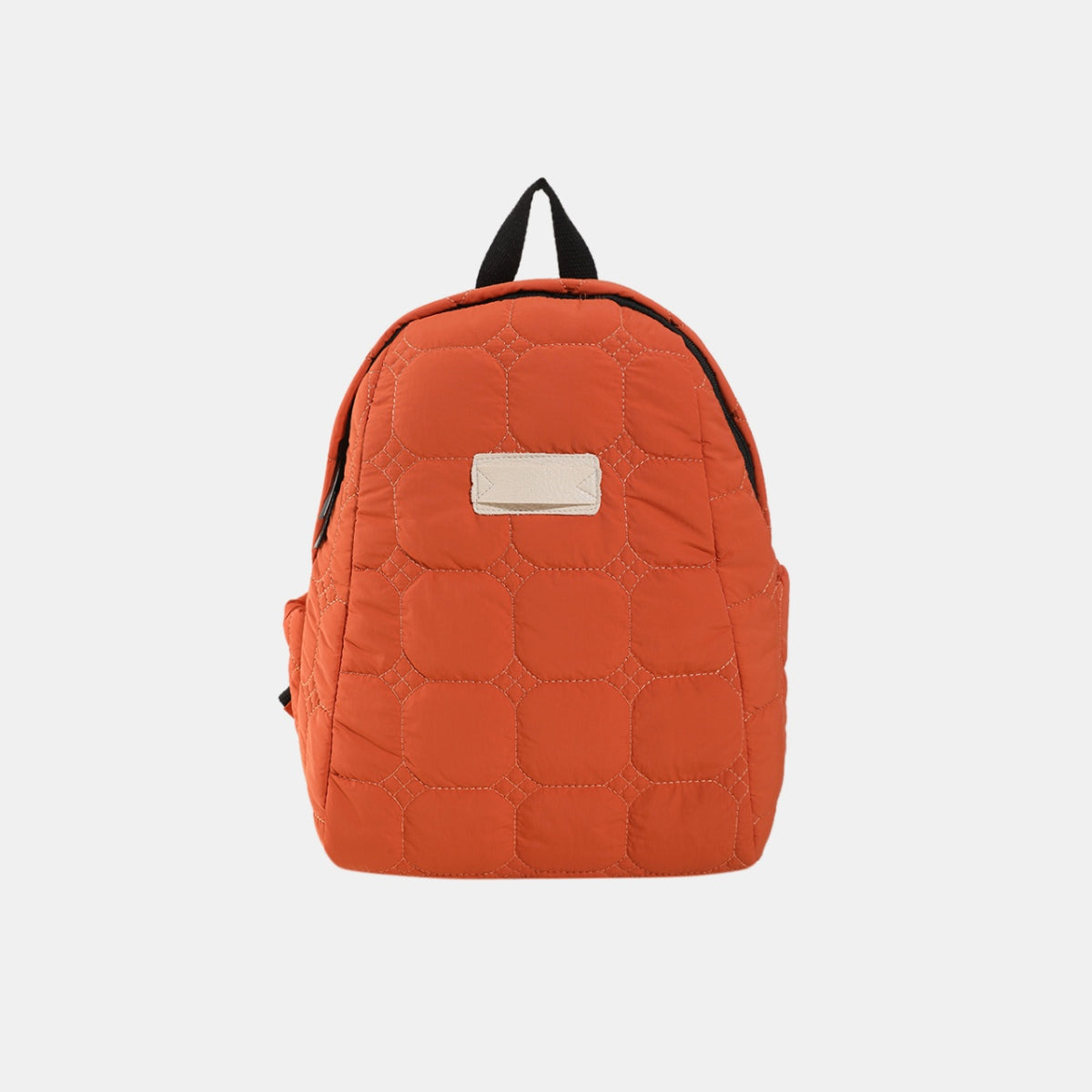 Quilted Polyester Backpack Bag