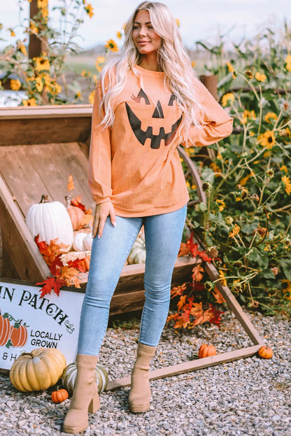 Round Neck Dropped Shoulder Jack-O&