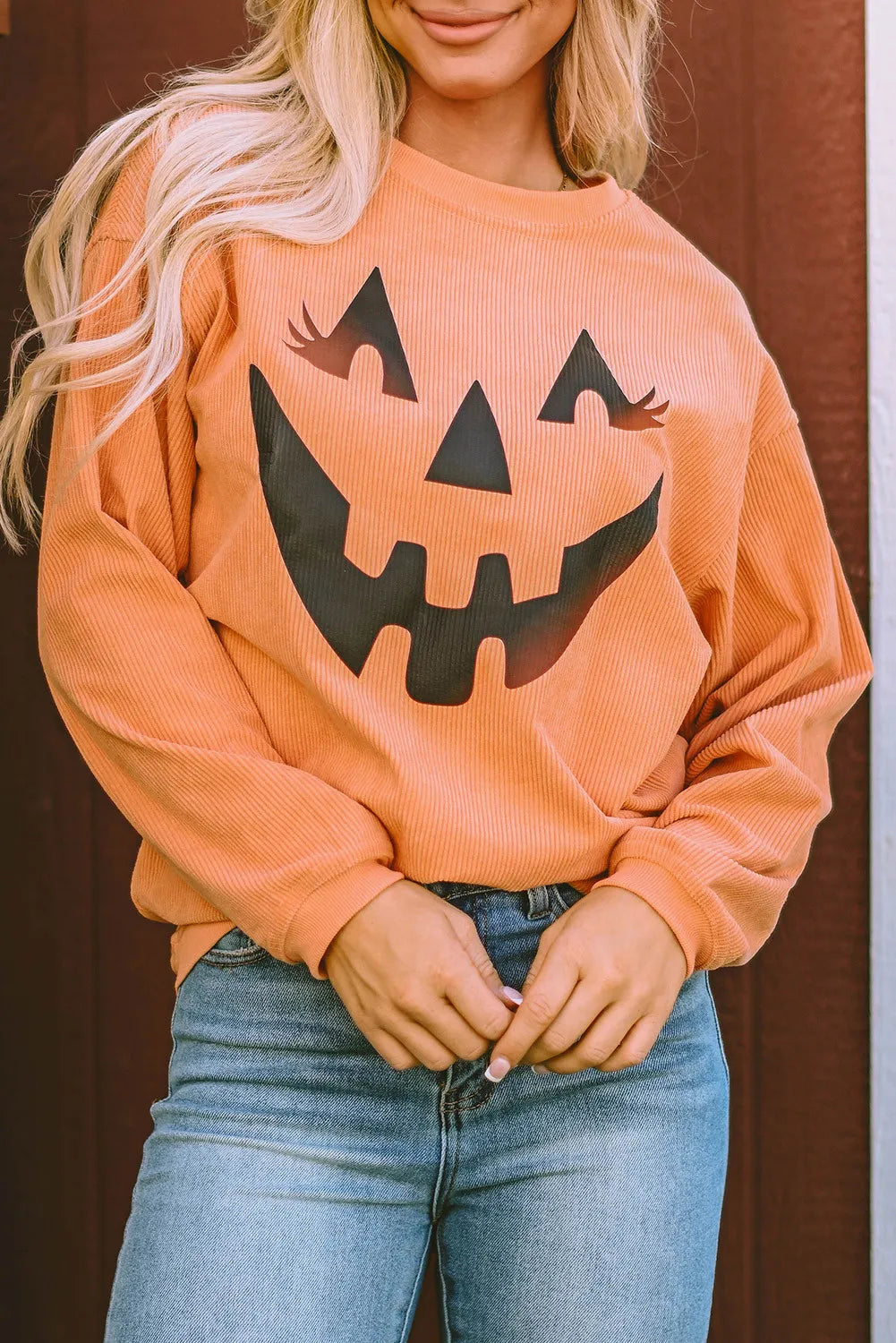 Round Neck Dropped Shoulder Jack-O&