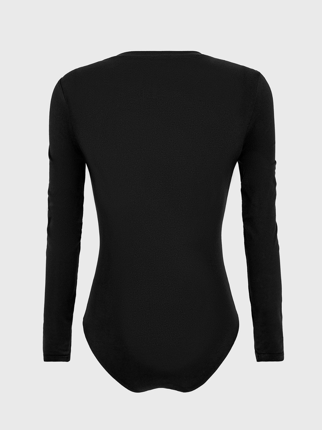 Round Neck Long Sleeve Bodysuit