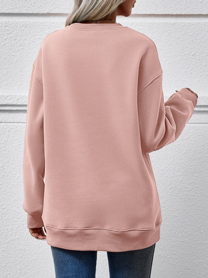 MERRY CHRISTMAS Dropped Shoulder Sweatshirt