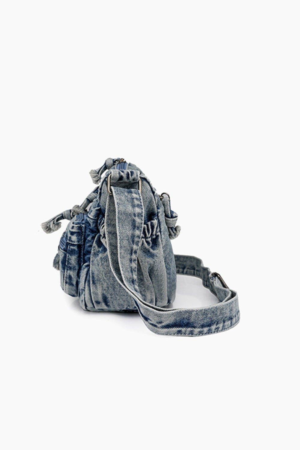 Adjustable Strap Denim Crossbody Bag | Trending Chic NZ