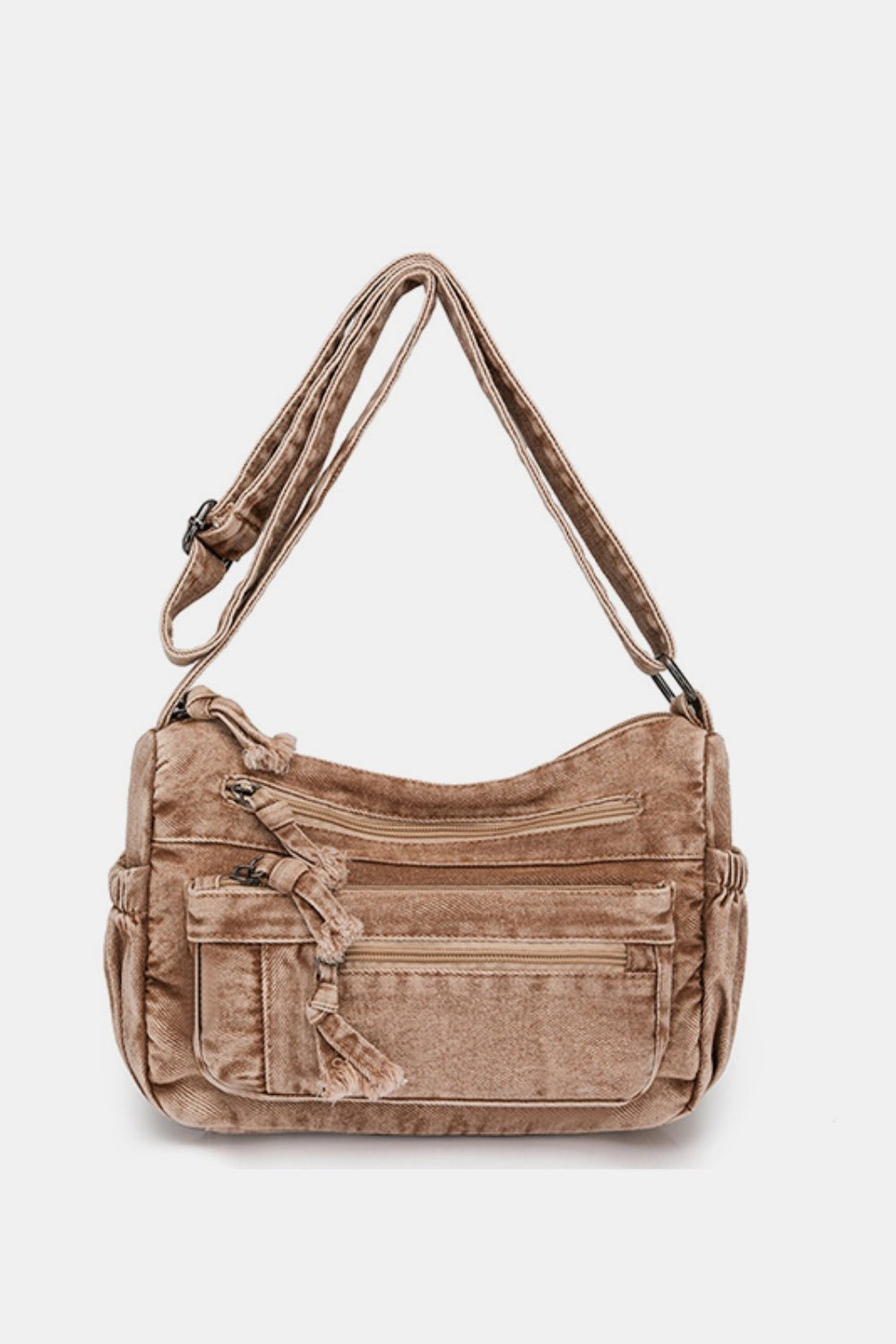 Adjustable Strap Denim Crossbody Bag | Trending Chic NZ