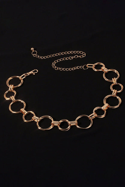 Alloy Chain Circle Shape Belt | Trending Chic NZ