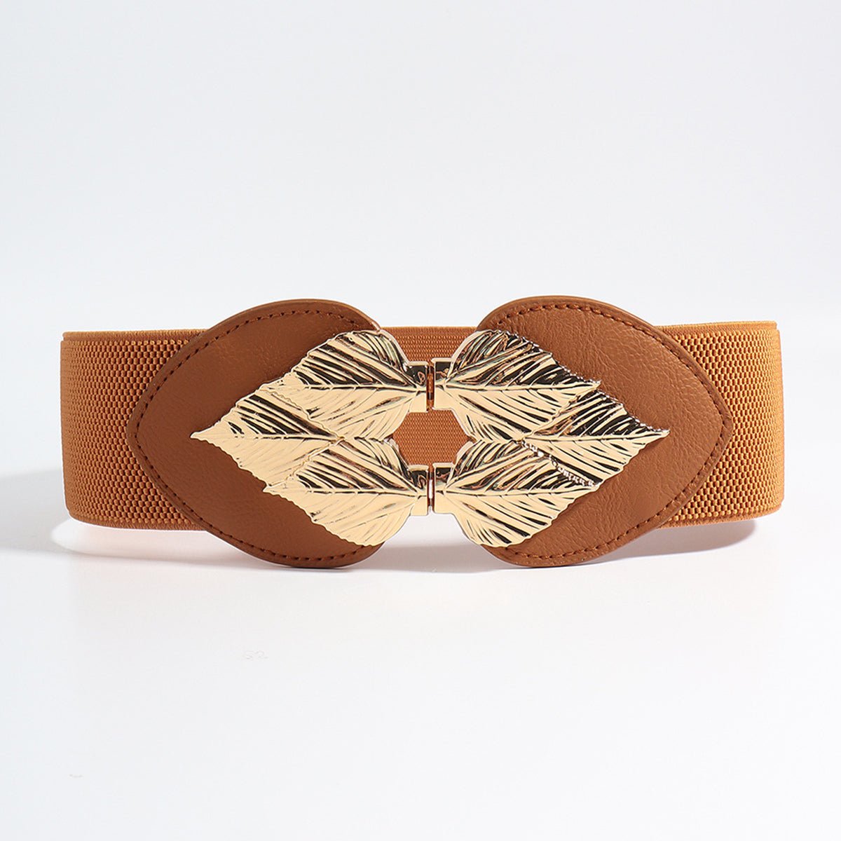 Alloy Leaf Buckle Elastic Belt | Trending Chic NZ