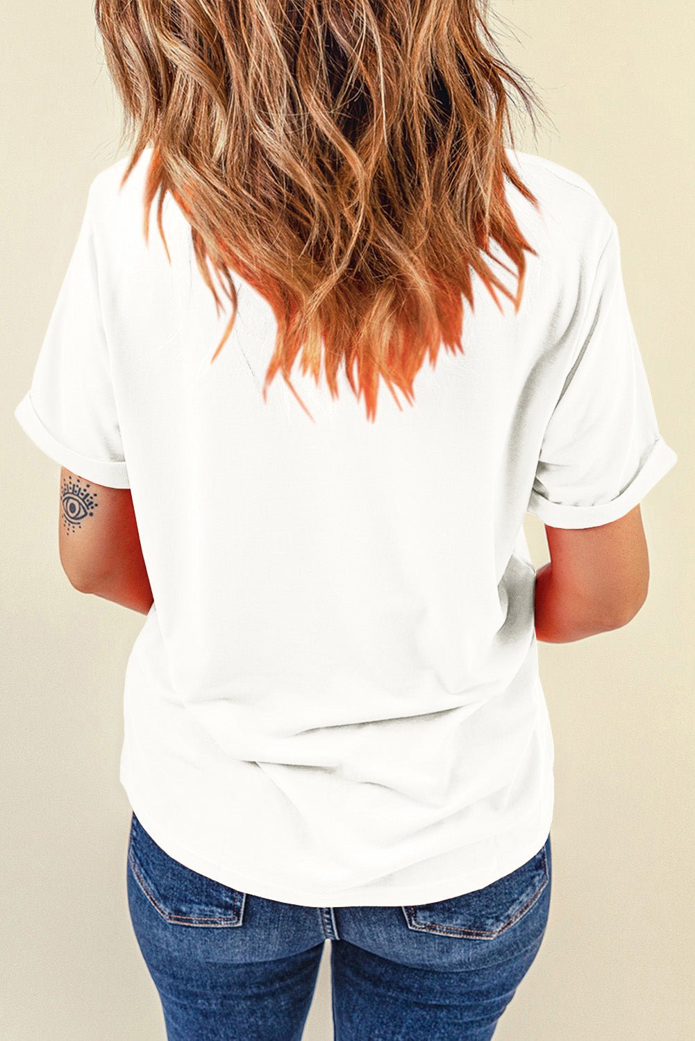 AMERICA Round Neck Short Sleeve T-Shirt | Trending Chic NZ