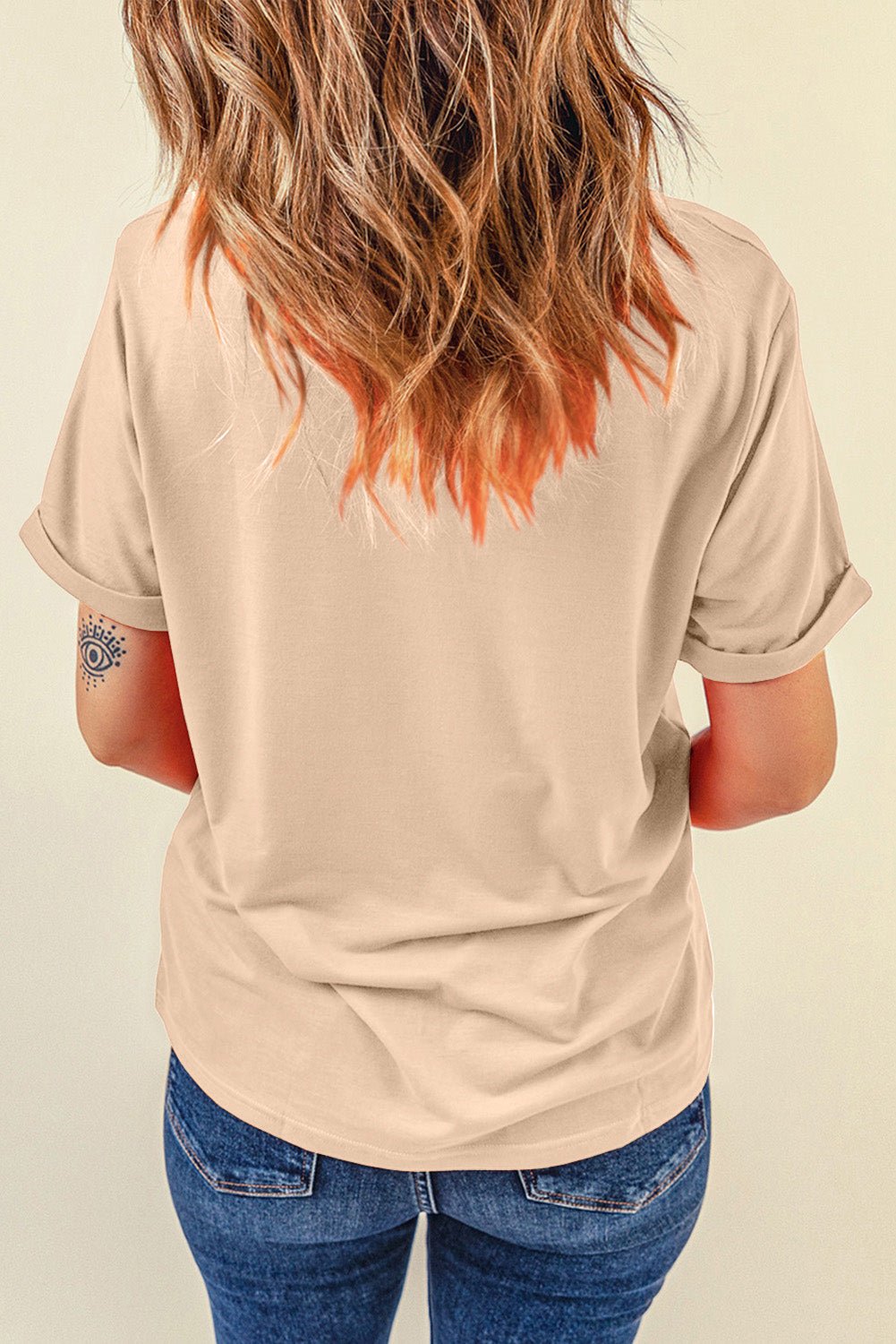 AMERICA Round Neck Short Sleeve T-Shirt | Trending Chic NZ