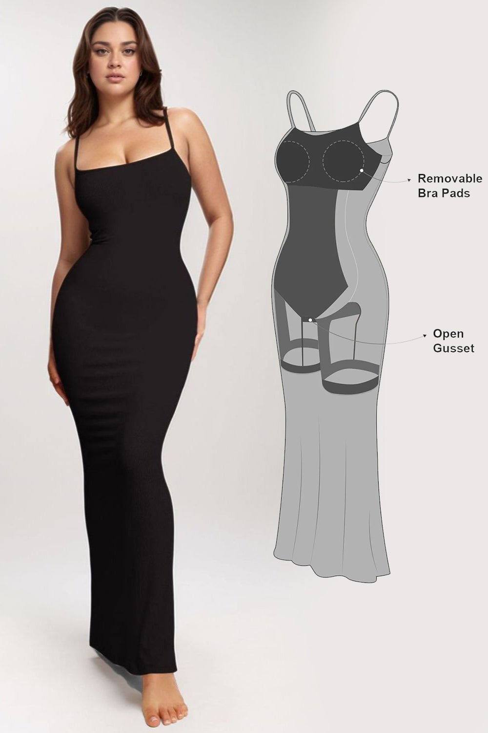 Basic Bae Built - In Shapewear Sleeveless Maxi Dress | Trending Chic NZ