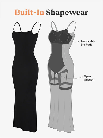 Basic Bae Built - In Shapewear Sleeveless Maxi Dress | Trending Chic NZ