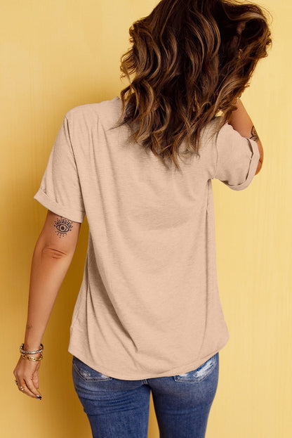 Bow Graphic Round Neck Short Sleeve T-Shirt | Trending Chic NZ