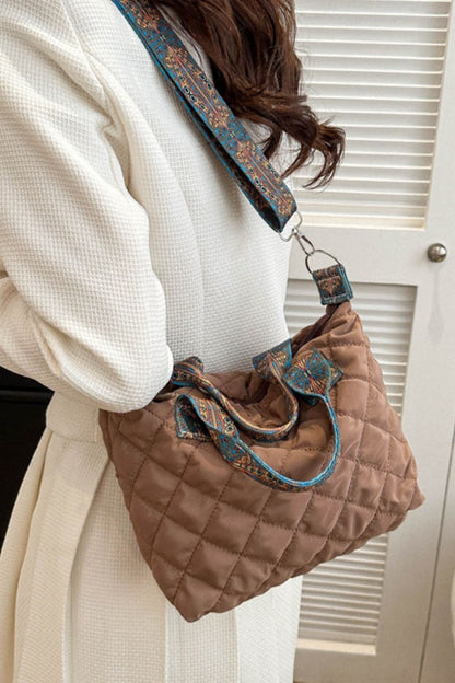 Bubble Textured Printed Strap Handbag | Trending Chic NZ