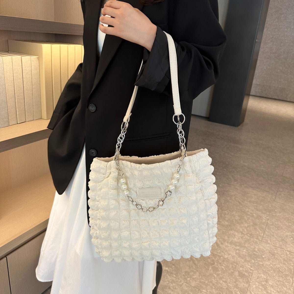 Bubble Textured Tote Bag | Trending Chic NZ