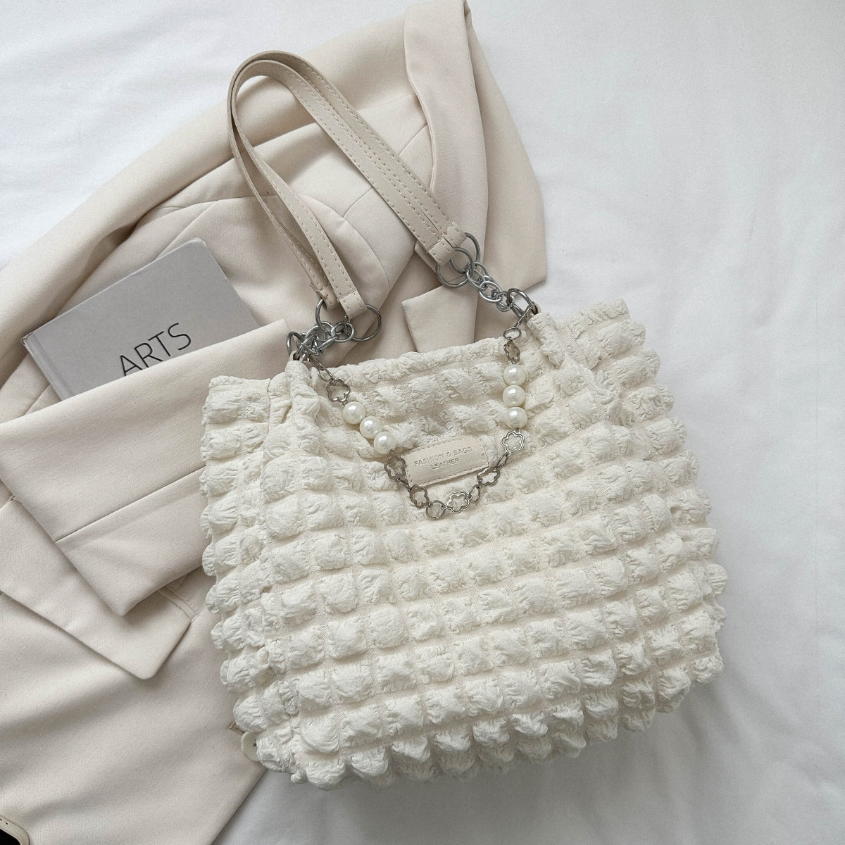 Bubble Textured Tote Bag | Trending Chic NZ