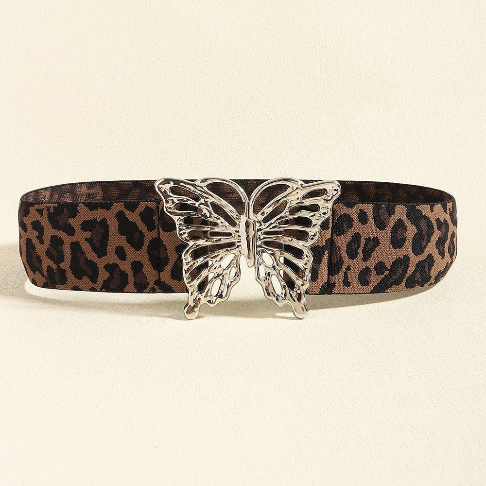 Butterfly Alloy Buckle Elastic Belt | Trending Chic NZ