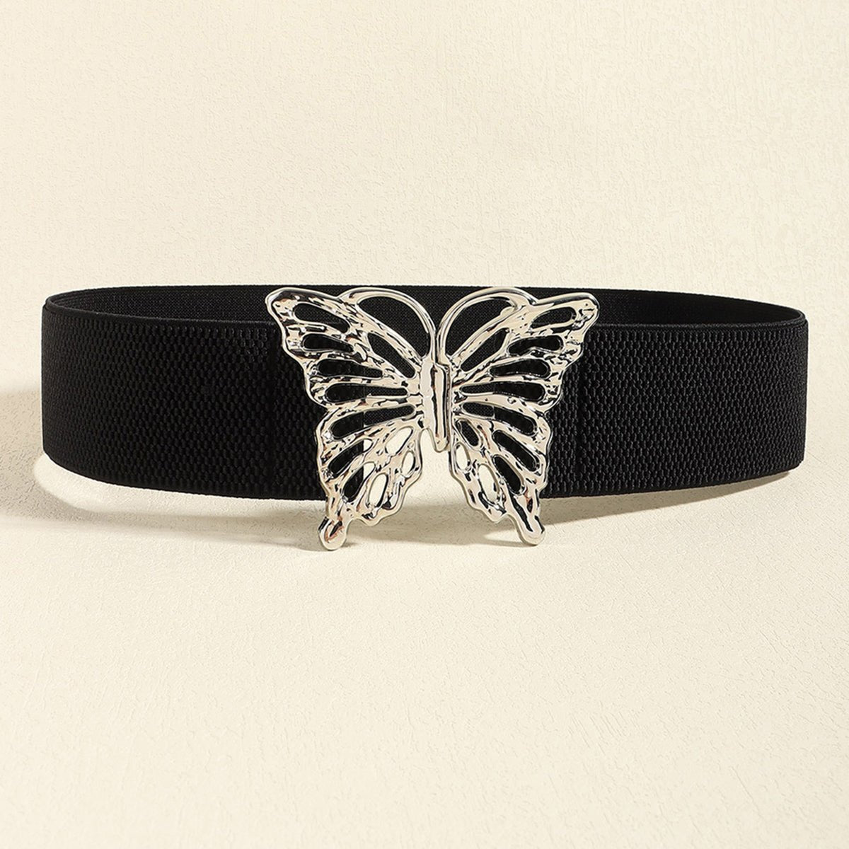 Butterfly Alloy Buckle Elastic Belt | Trending Chic NZ