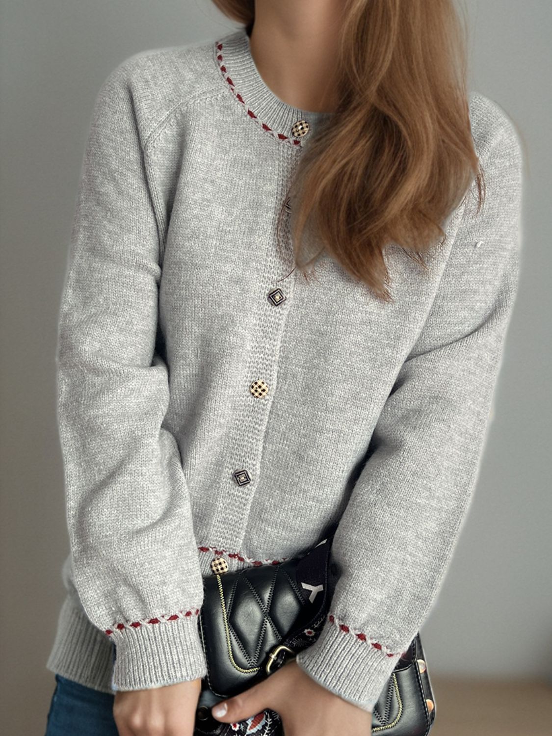 Button Down Long Sleeve Cardigan | Trending Chic NZ