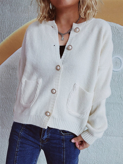 Button Up Long Sleeve Cardigan | Trending Chic NZ