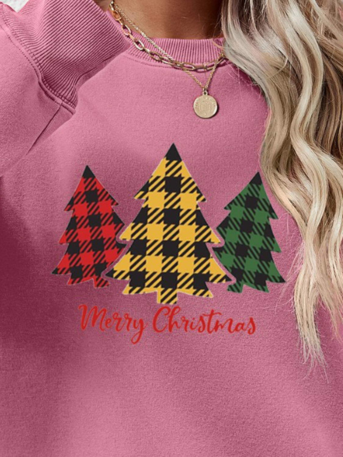 MERRY CHRISTMAS Dropped Shoulder Sweatshirt