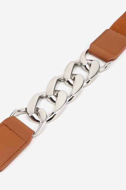 Chain Detail Elastic Belt | Trending Chic NZ