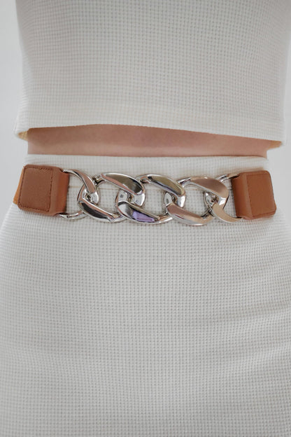 Chain Detail Elastic Belt | Trending Chic NZ