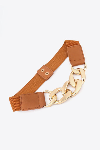 Chain Detail Elastic Belt | Trending Chic NZ