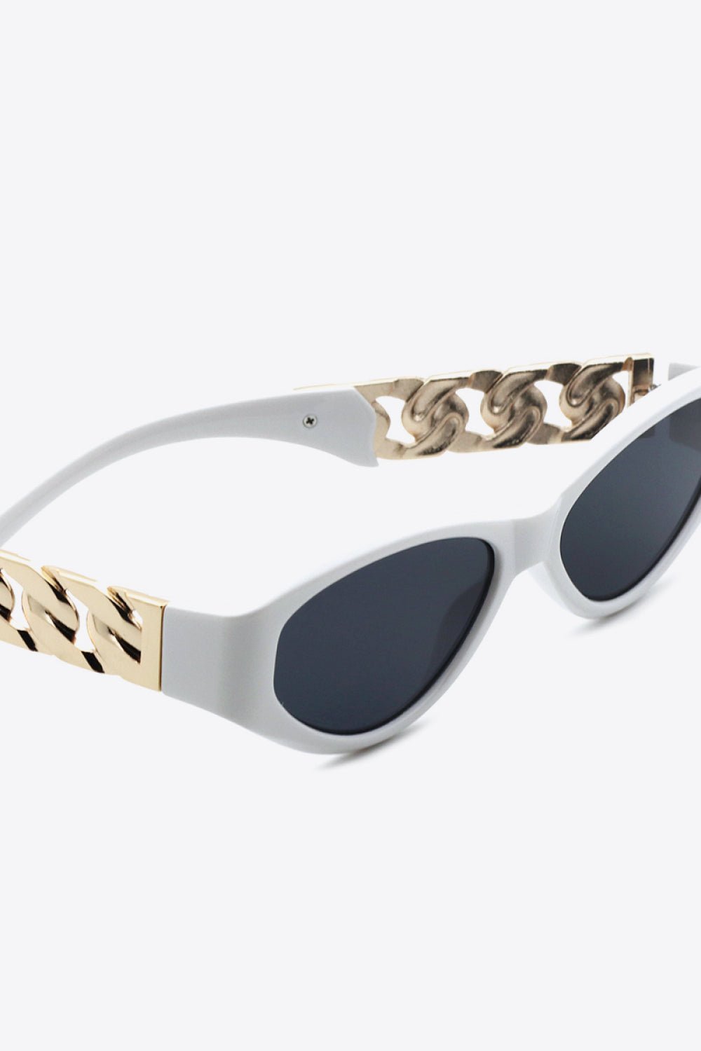 Chain Detail Temple Cat Eye Sunglasses | Trending Chic NZ