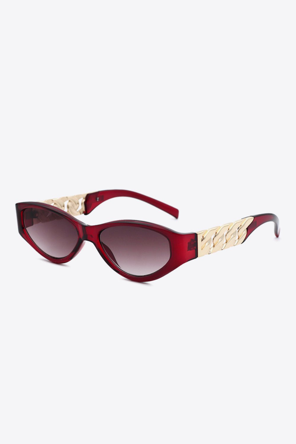 Chain Detail Temple Cat Eye Sunglasses | Trending Chic NZ