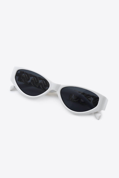 Chain Detail Temple Cat Eye Sunglasses | Trending Chic NZ