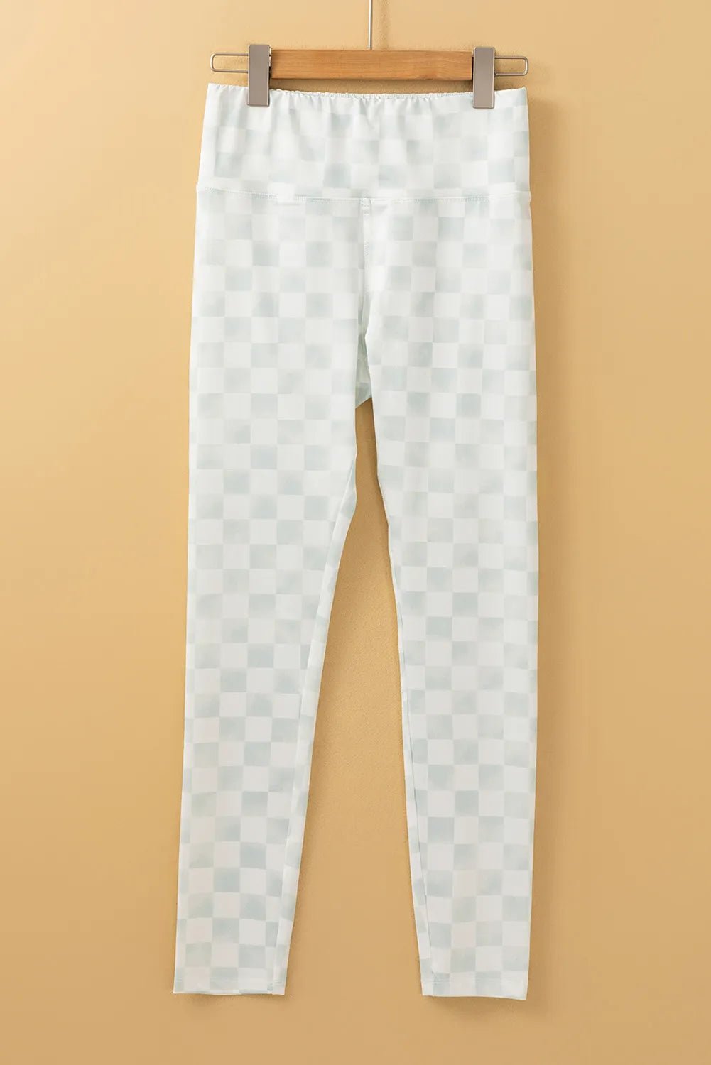 Checkered Elastic Waist Leggings | Trending Chic NZ