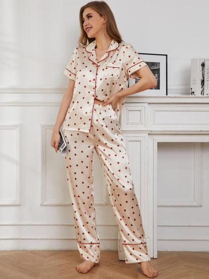 Contrast Piping Pocketed Top and Pants Lounge Set | Trending Chic NZ