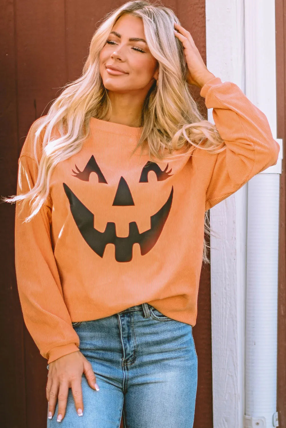 Round Neck Dropped Shoulder Jack-O&