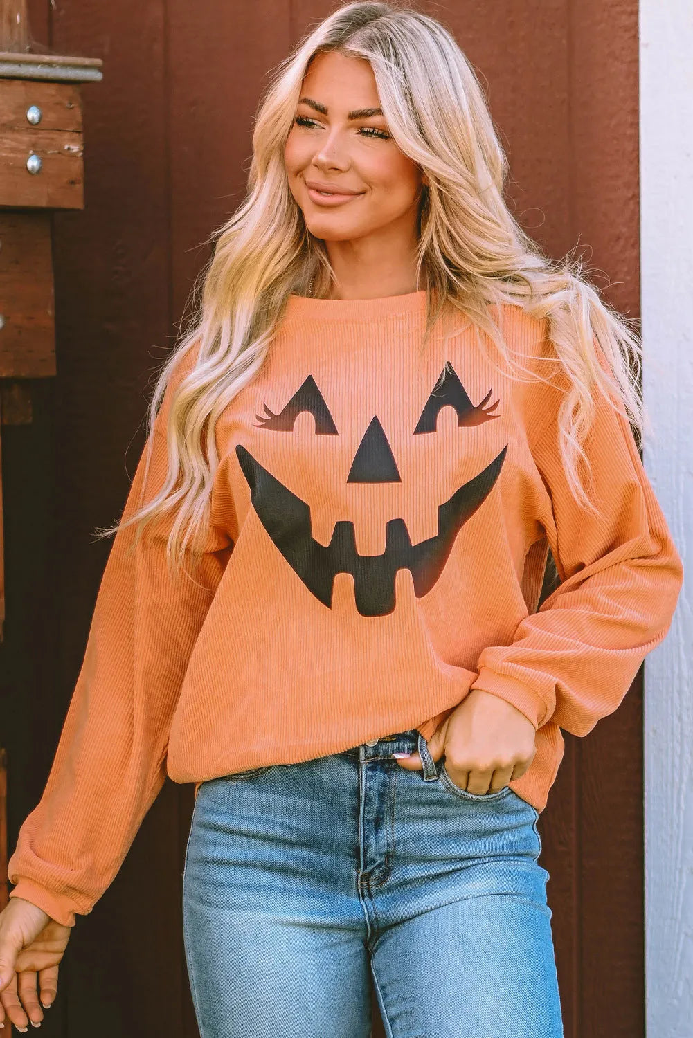 Round Neck Dropped Shoulder Jack-O&