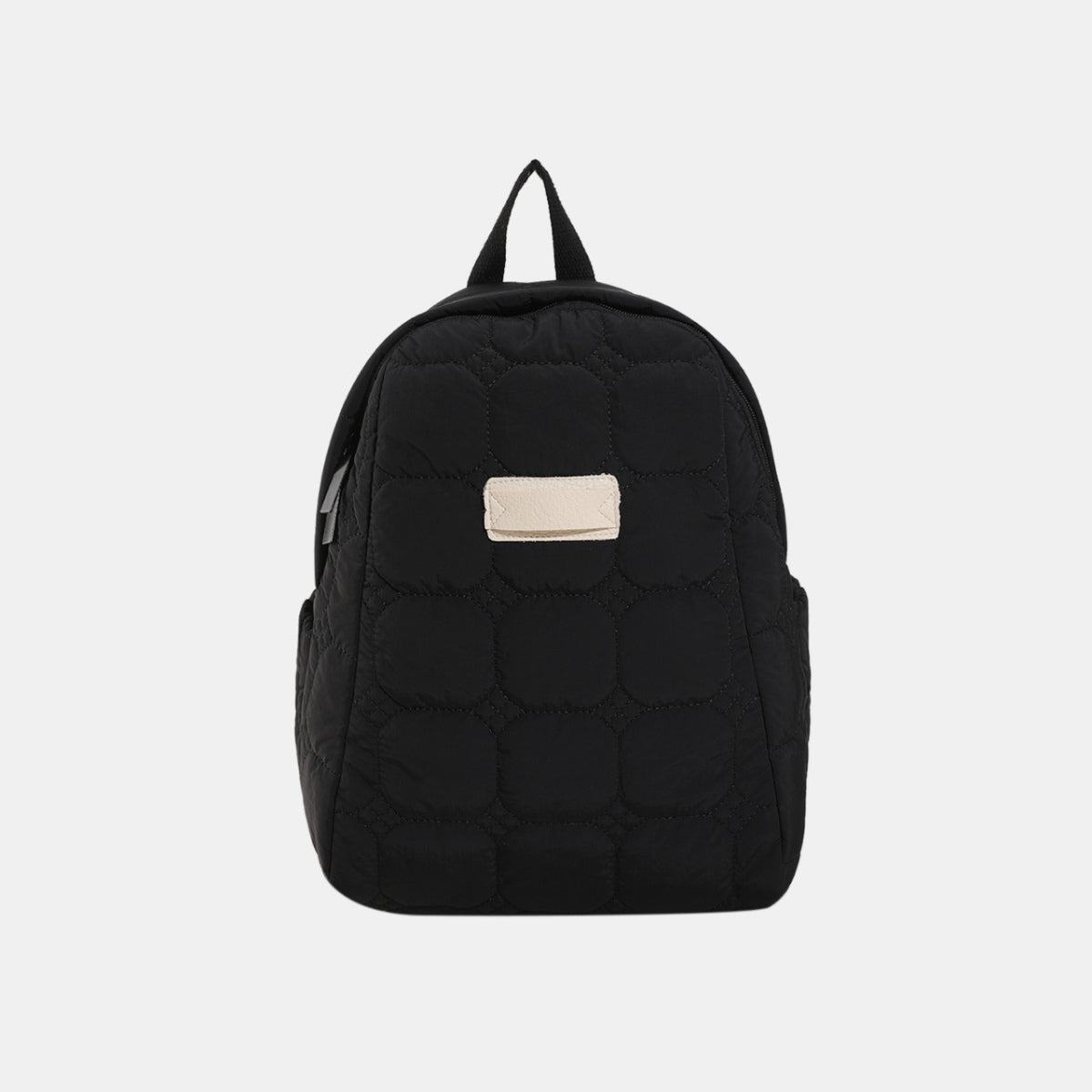 Quilted Polyester Backpack Bag