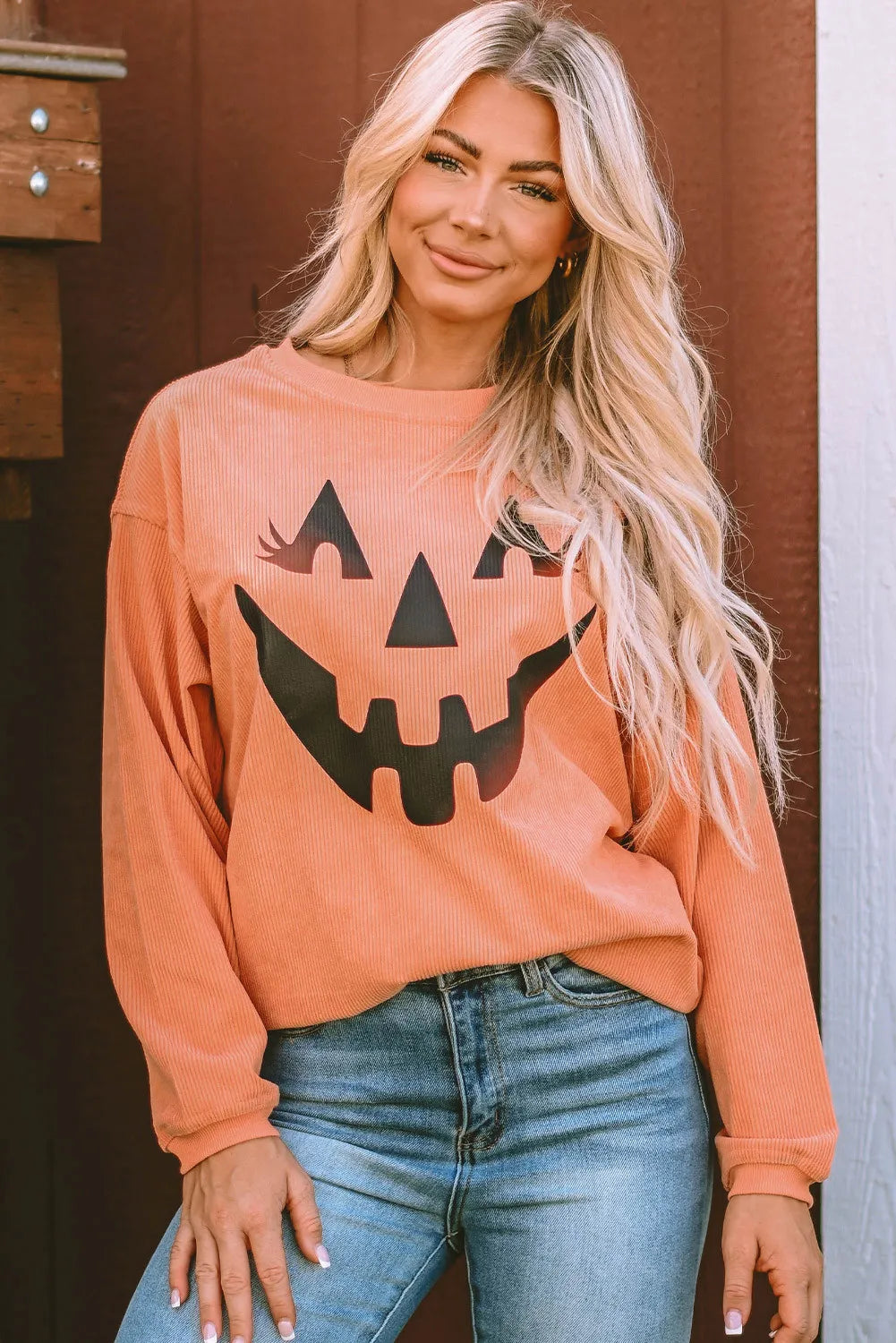 Round Neck Dropped Shoulder Jack-O&